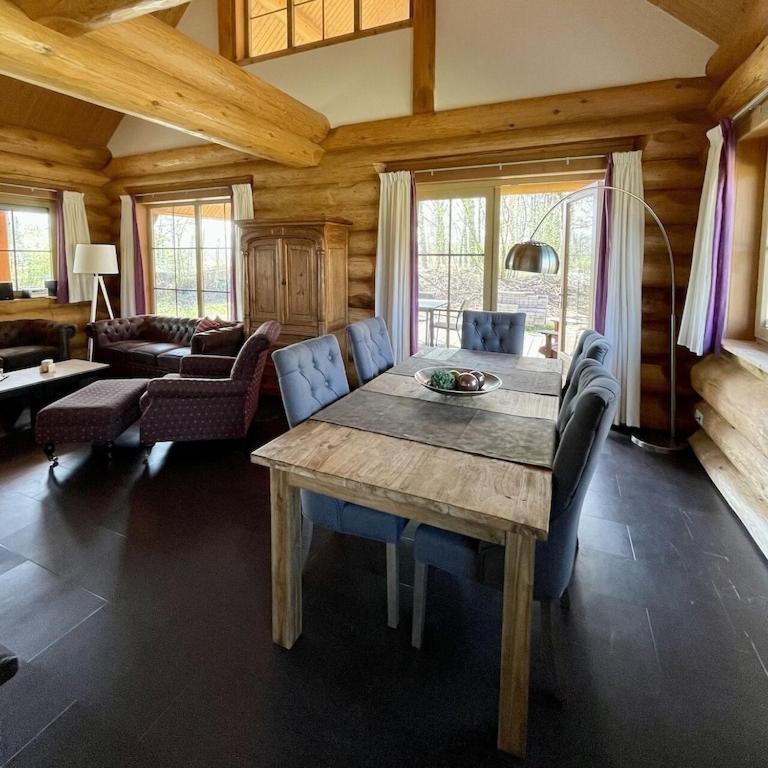 Unieke Houten Villa Met Sauna In Twente - 5P Den Ham Exterior photo