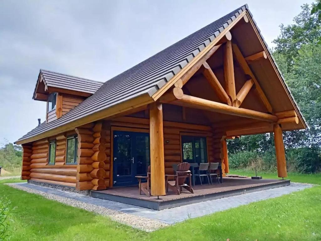 Unieke Houten Villa Met Sauna In Twente - 5P Den Ham Exterior photo