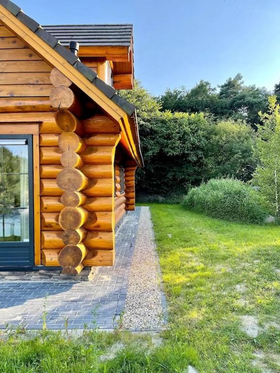 Unieke Houten Villa Met Sauna In Twente - 5P Den Ham Exterior photo