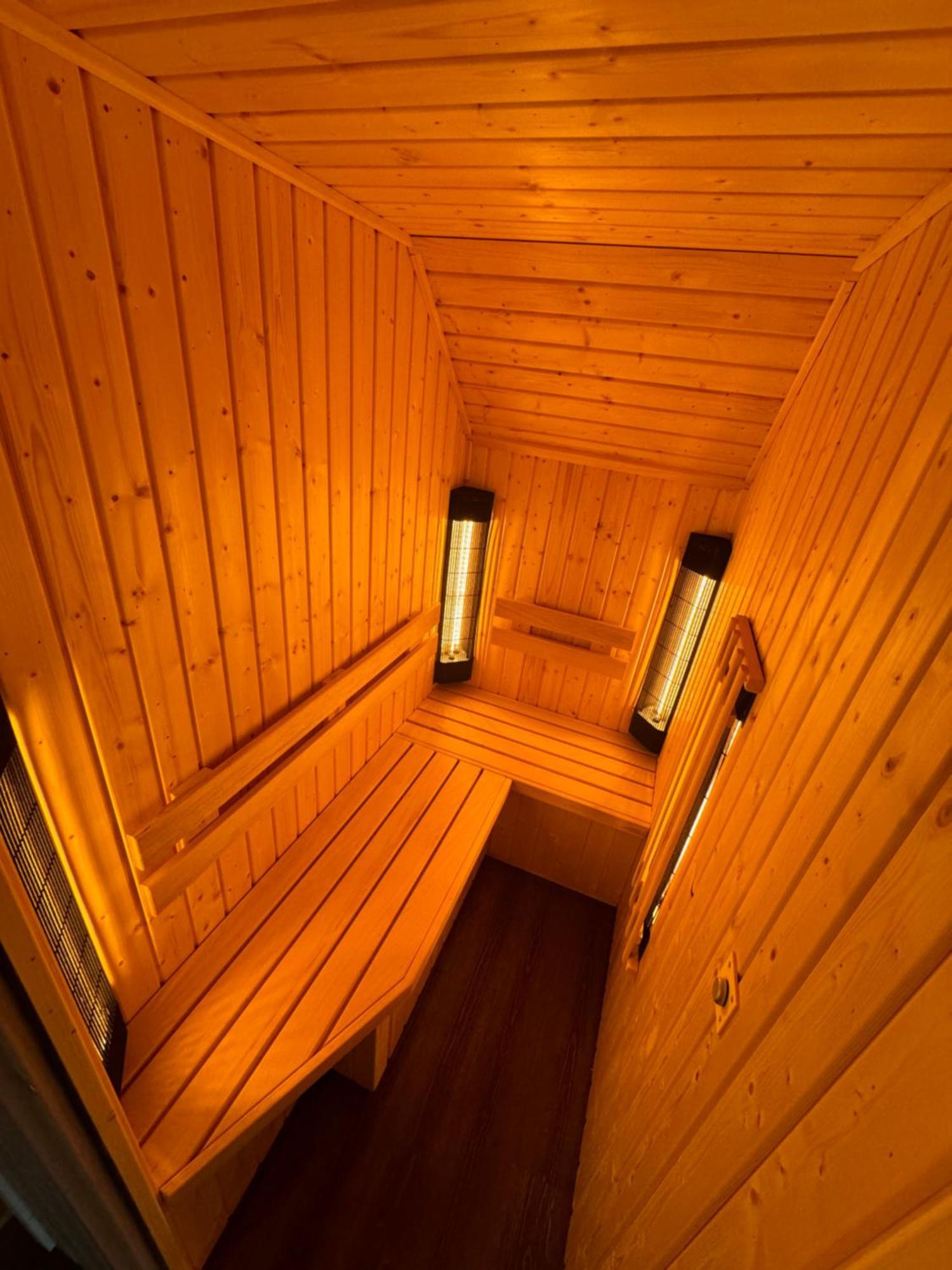 Unieke Houten Villa Met Sauna In Twente - 5P Den Ham Exterior photo